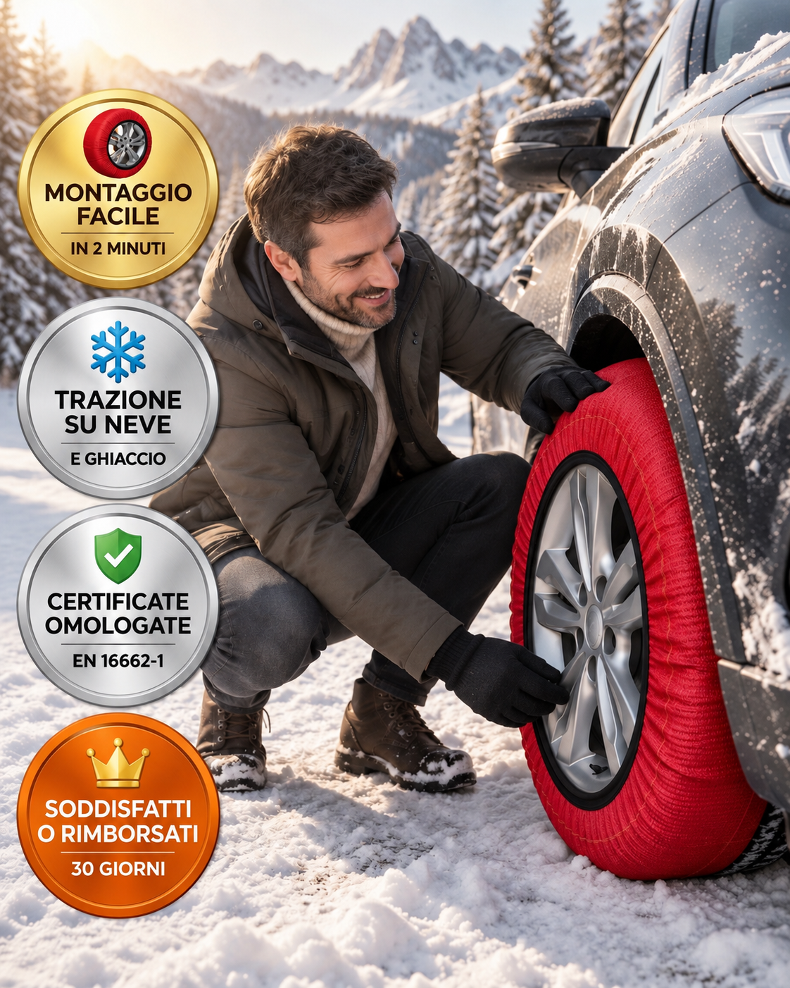 Calza da Neve Auto NORDGRIP®